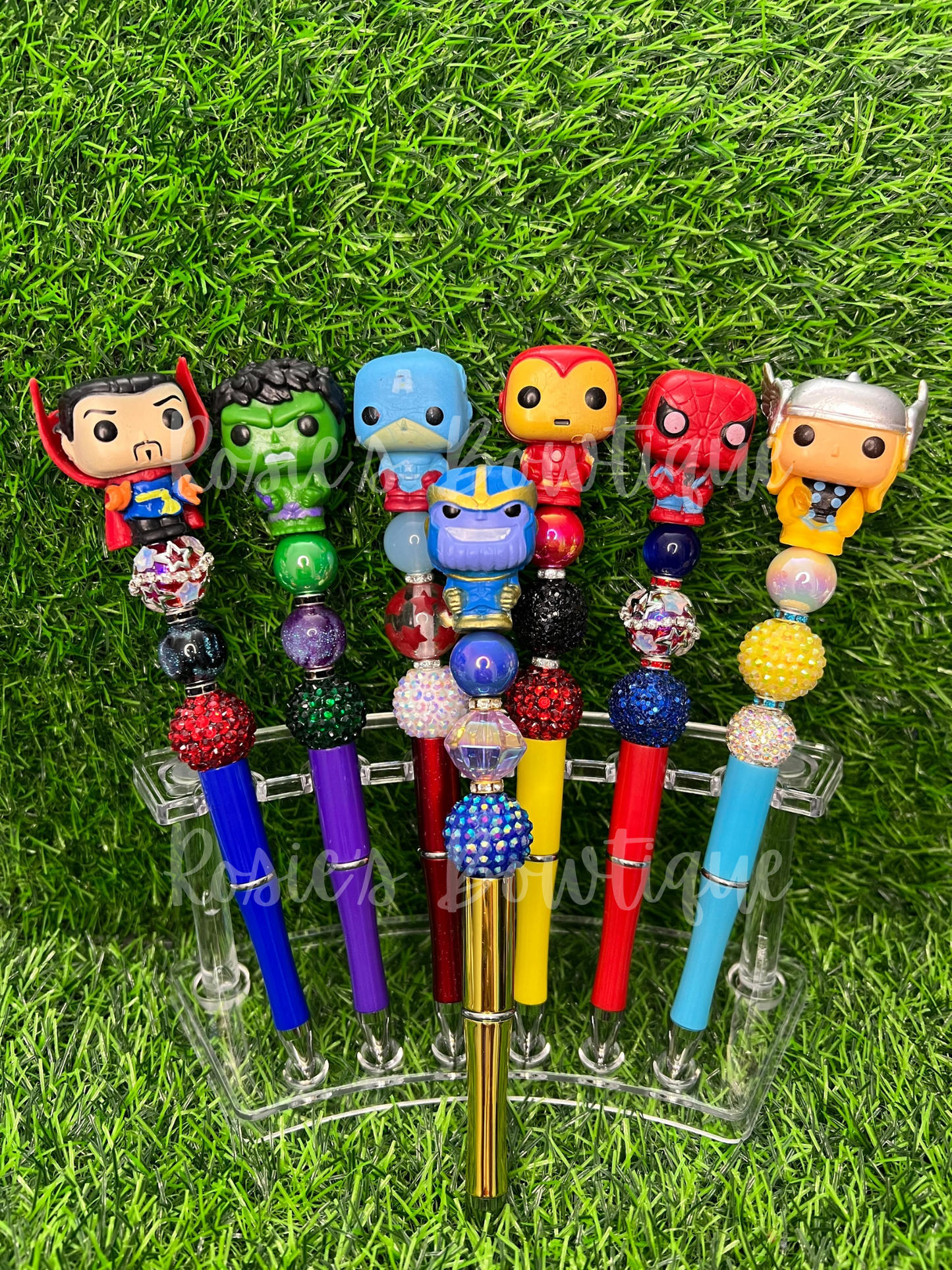 Beaded Character Pens
