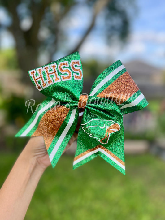 Hawks Cheer Bow