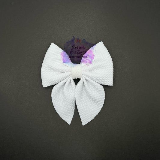 Sailor bow - White