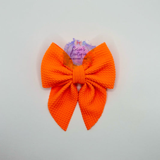 Sailor bow - Bright Orange